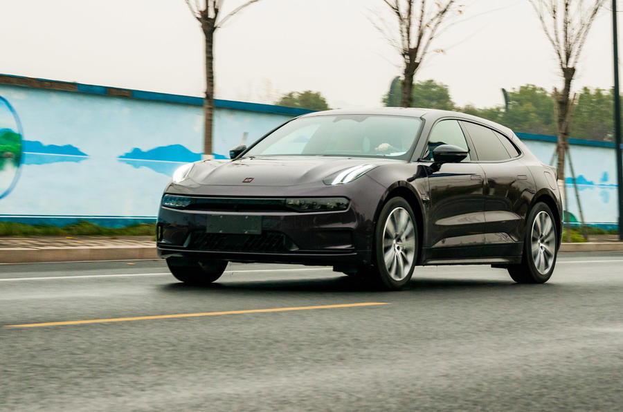 14 zeekr 001 you 2022 first drive review on road front 0
