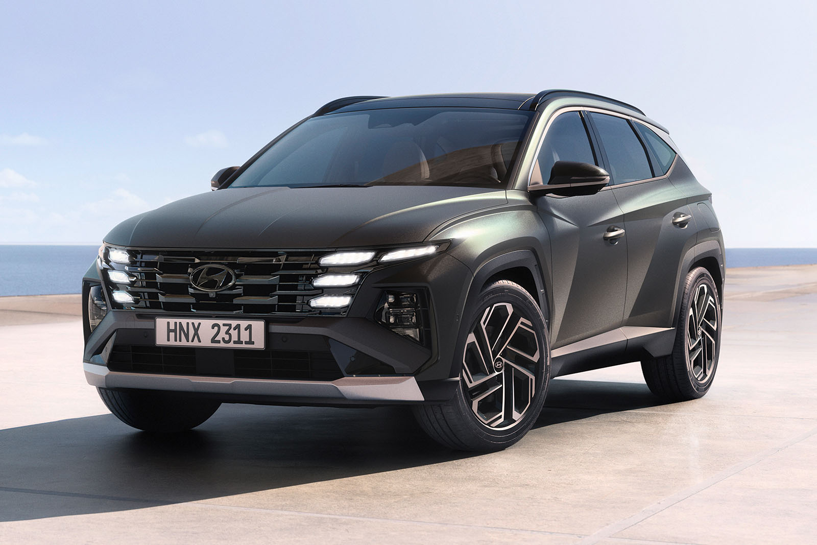 2024 hyundai tucson front three quarter
