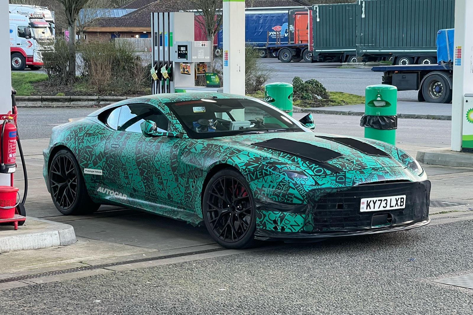 aston martin dbs successor camo front