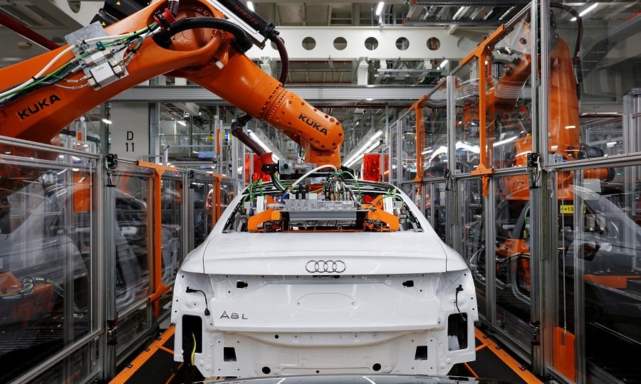 Audi A8 Production Neckarsulm web