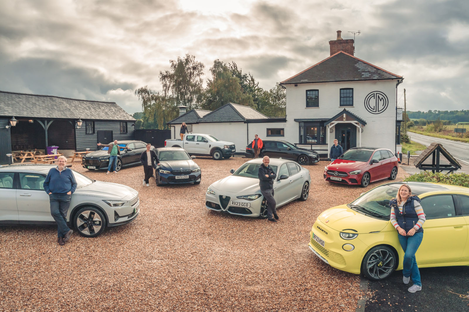 autocar christmas dinner group