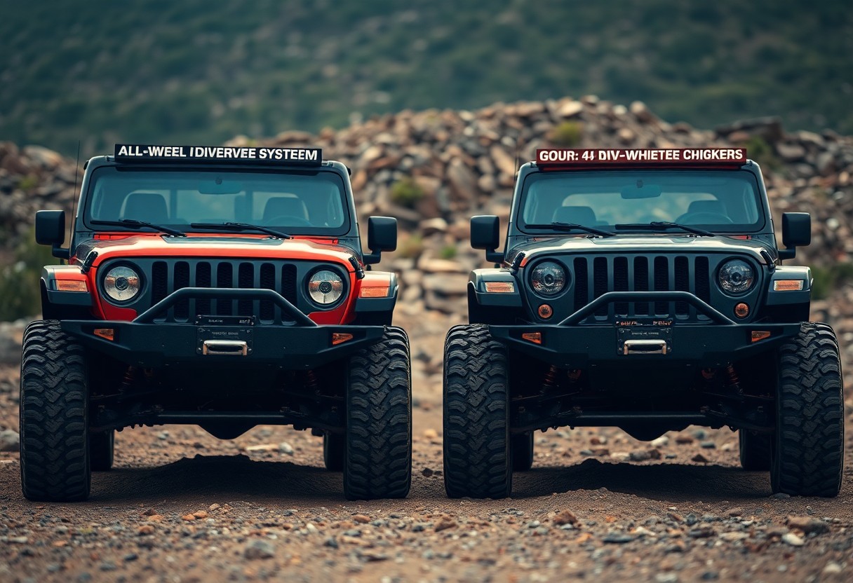 All-Wheel Drive vs. Four-Wheel Drive