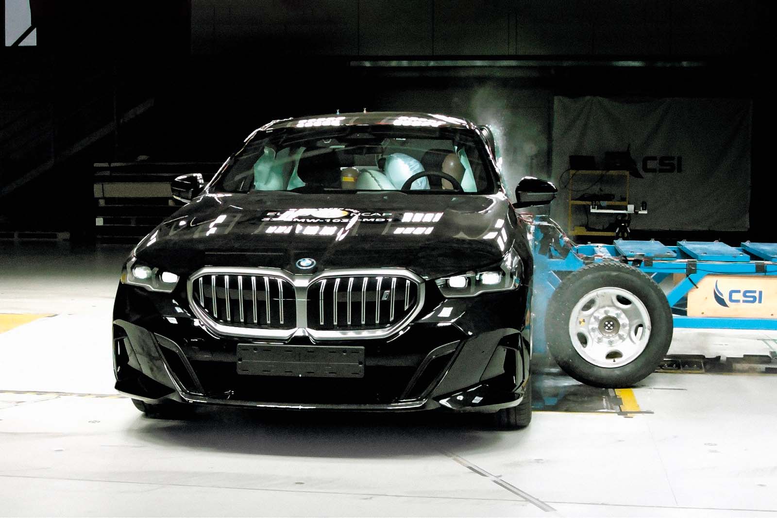 bmw 5 series crash testing