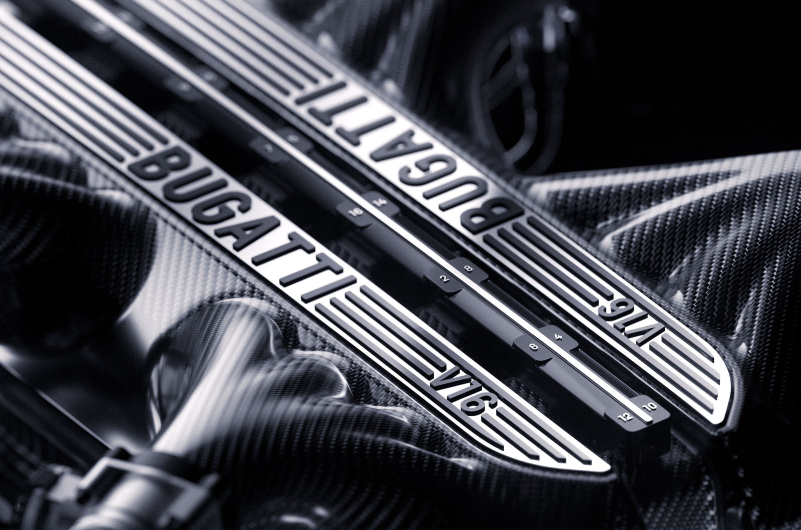 bugatti v16 engine teaser