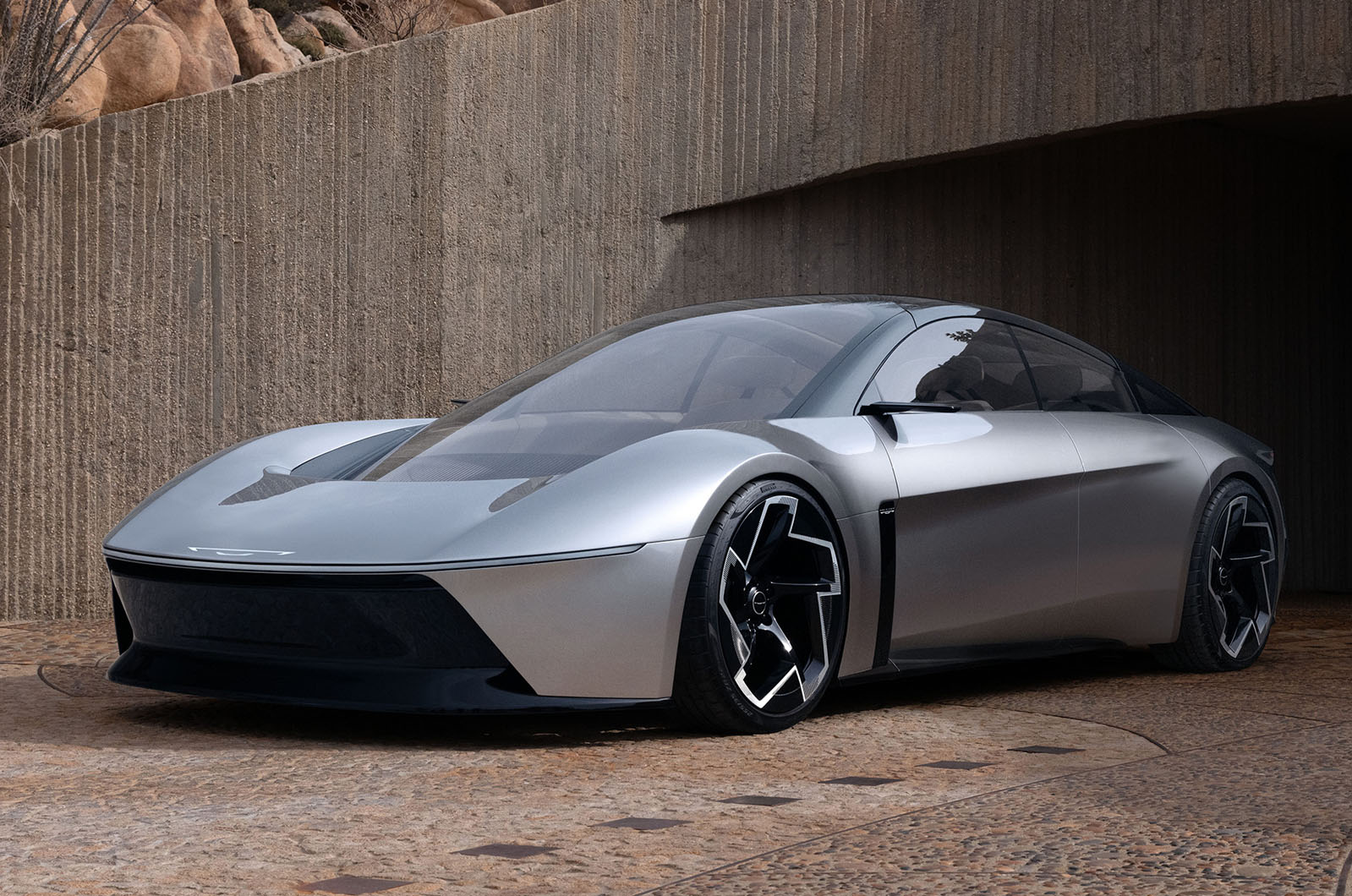 chrysler halcyon concept front three quarters
