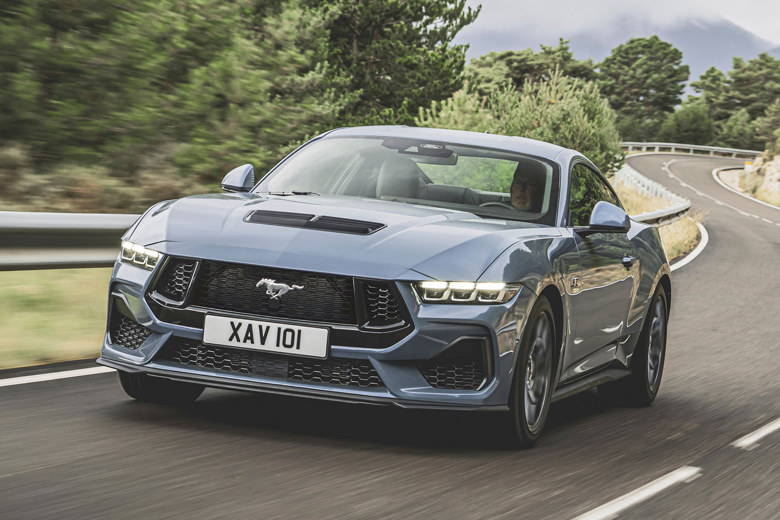 ford mustang front three quarter