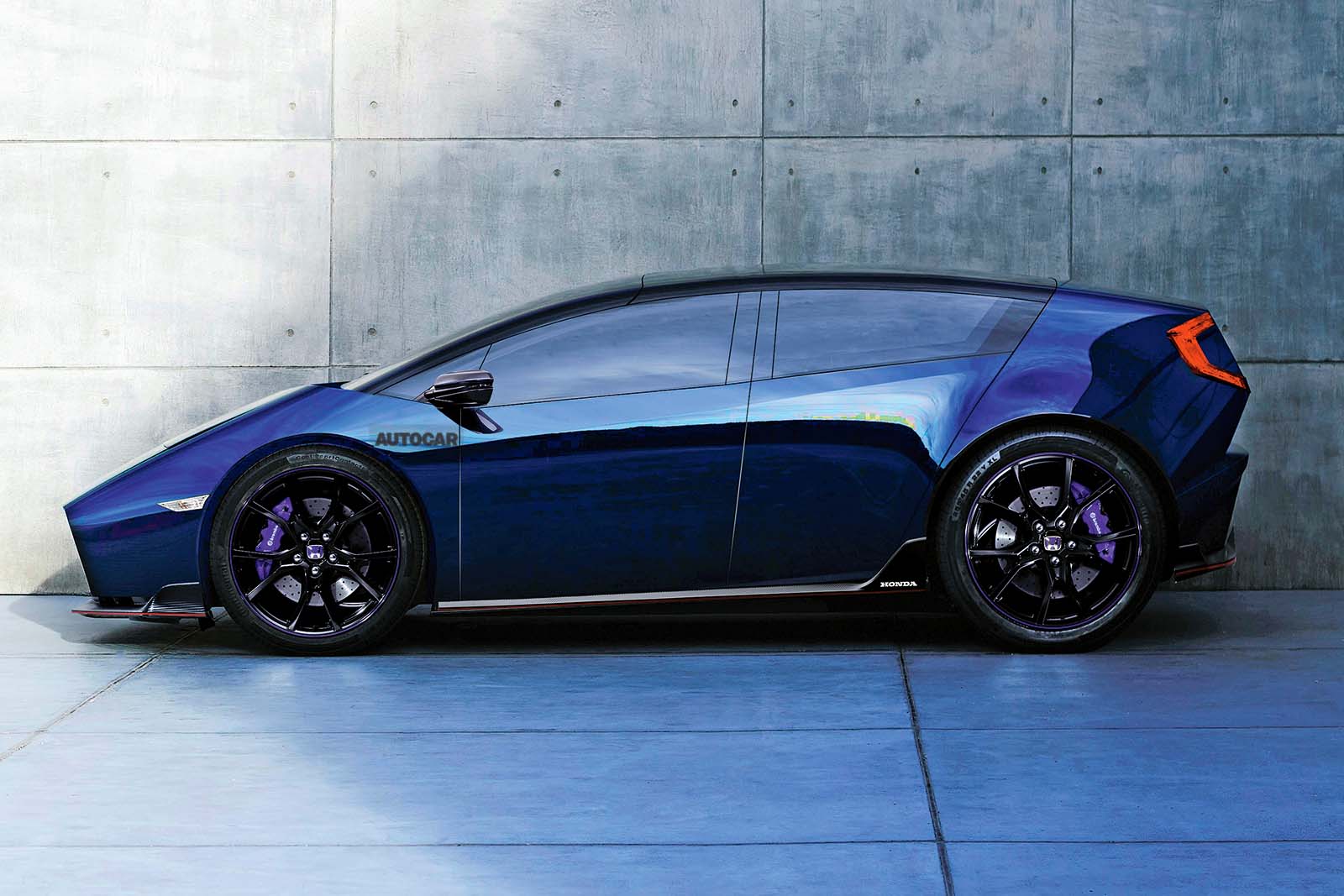 honda civic side