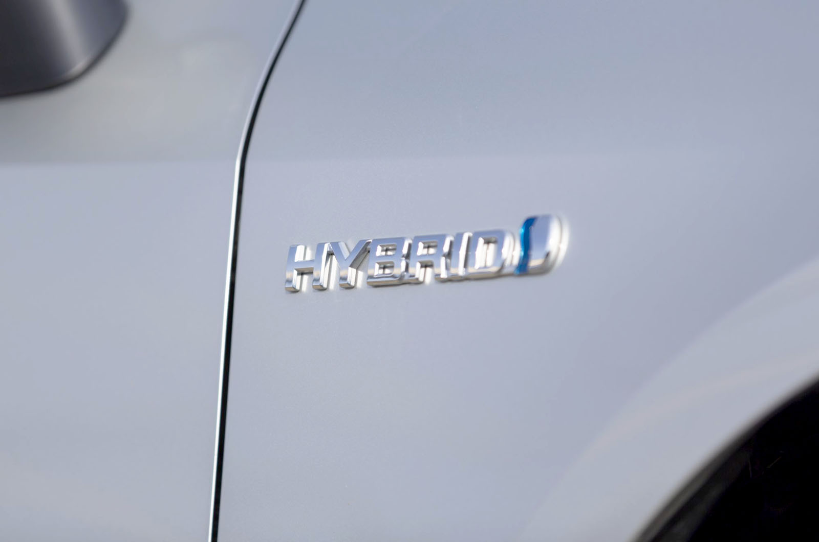 hybrid badge toyota corolla side