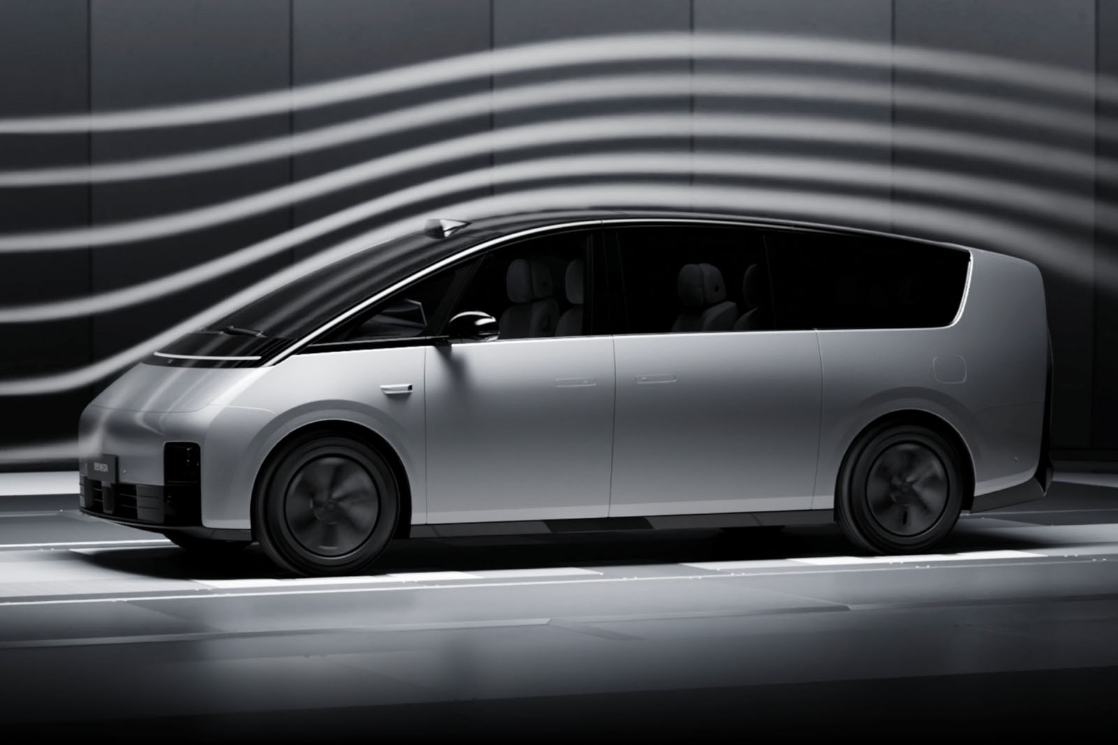 li auto mega 2024 front quarter wind tunnel