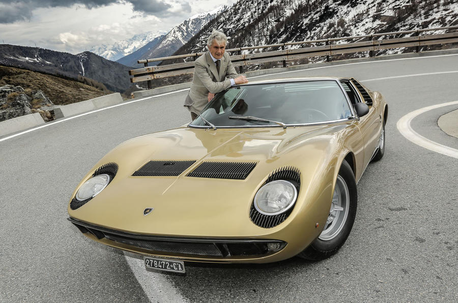 marcello gandini with lamborghini miura 0