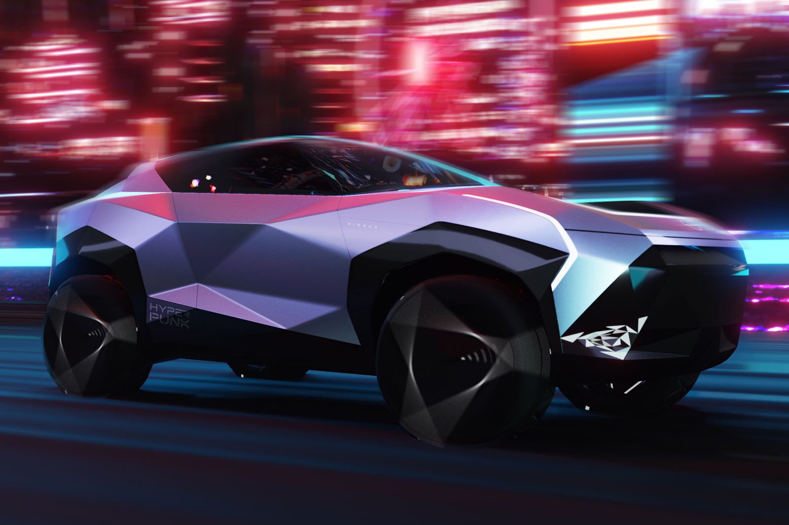 nissan hyper punk concept front quarter tracking