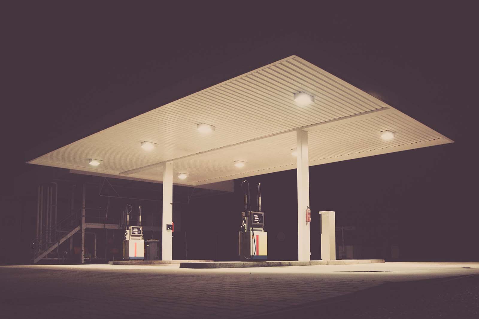 petrol stations lead