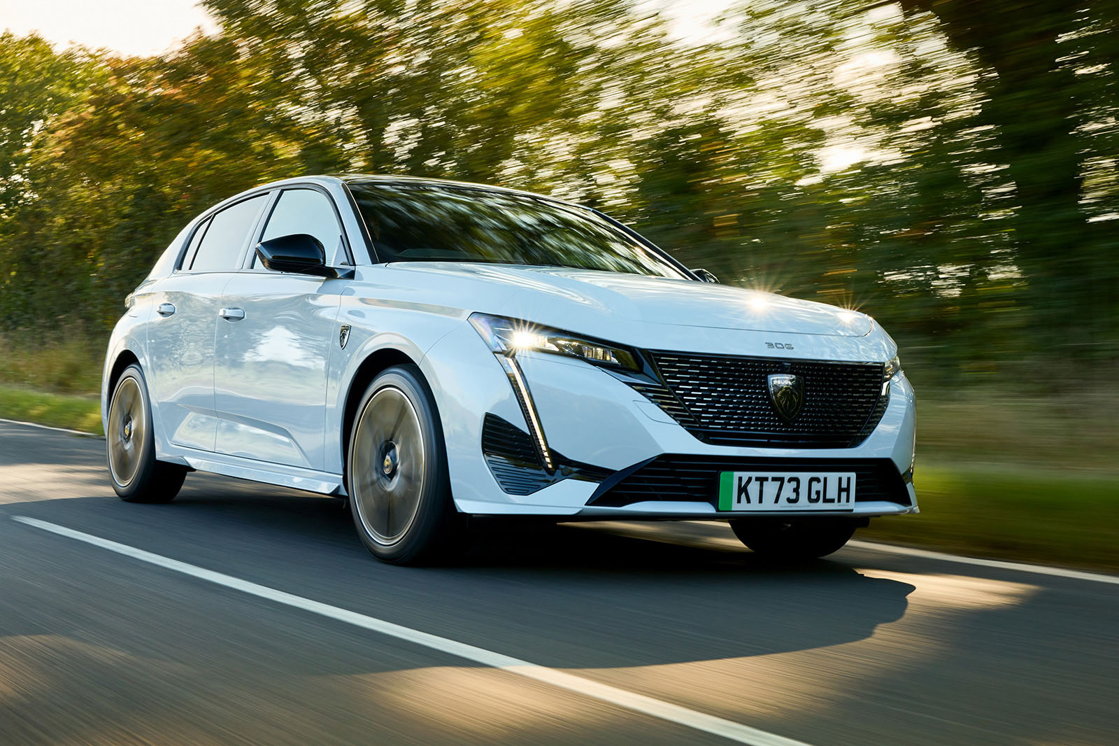 peugeot e 308 review 2023 01 tracking front 0