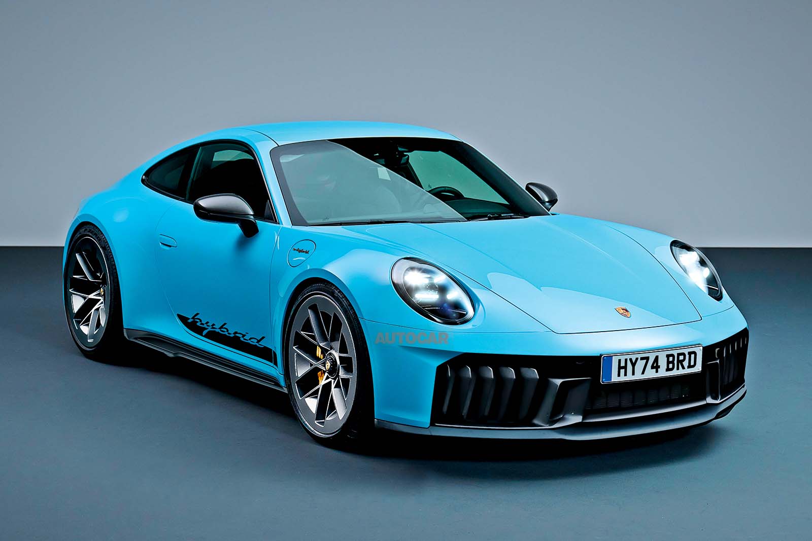 porsche 911 hybrid render