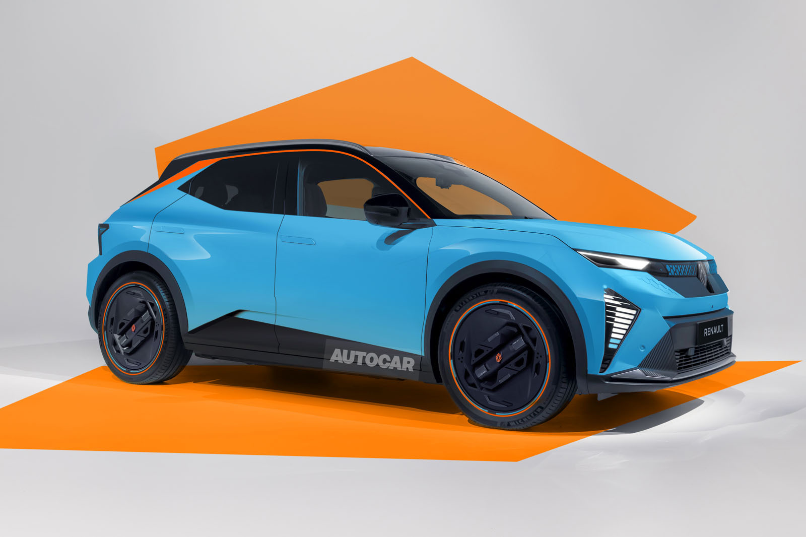 renault c segment crossover render front quarter
