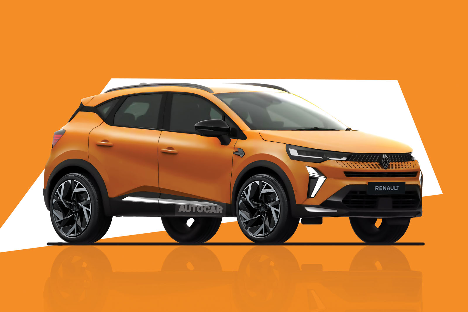 renault captur render front quarter