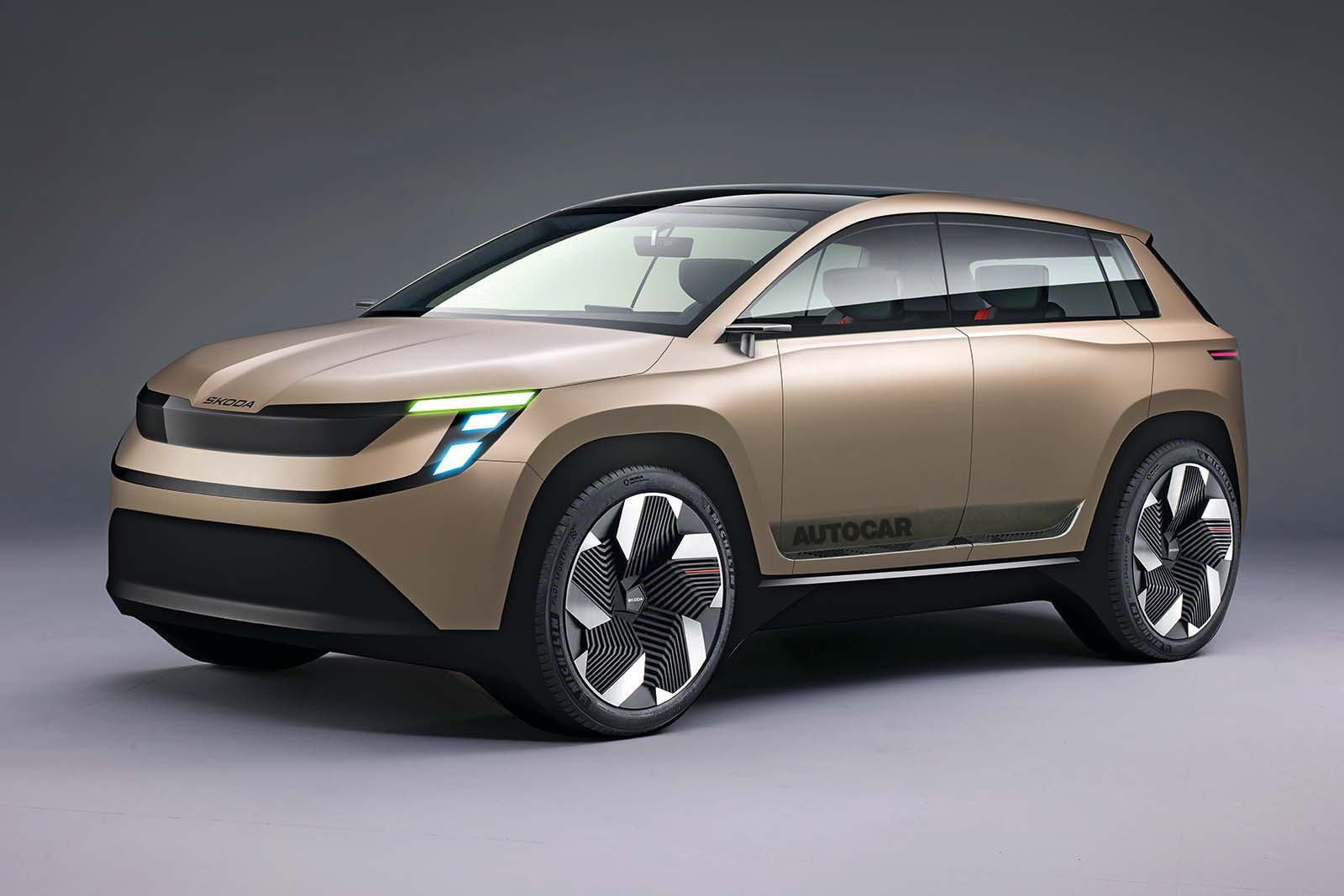 skoda small bev render 2023