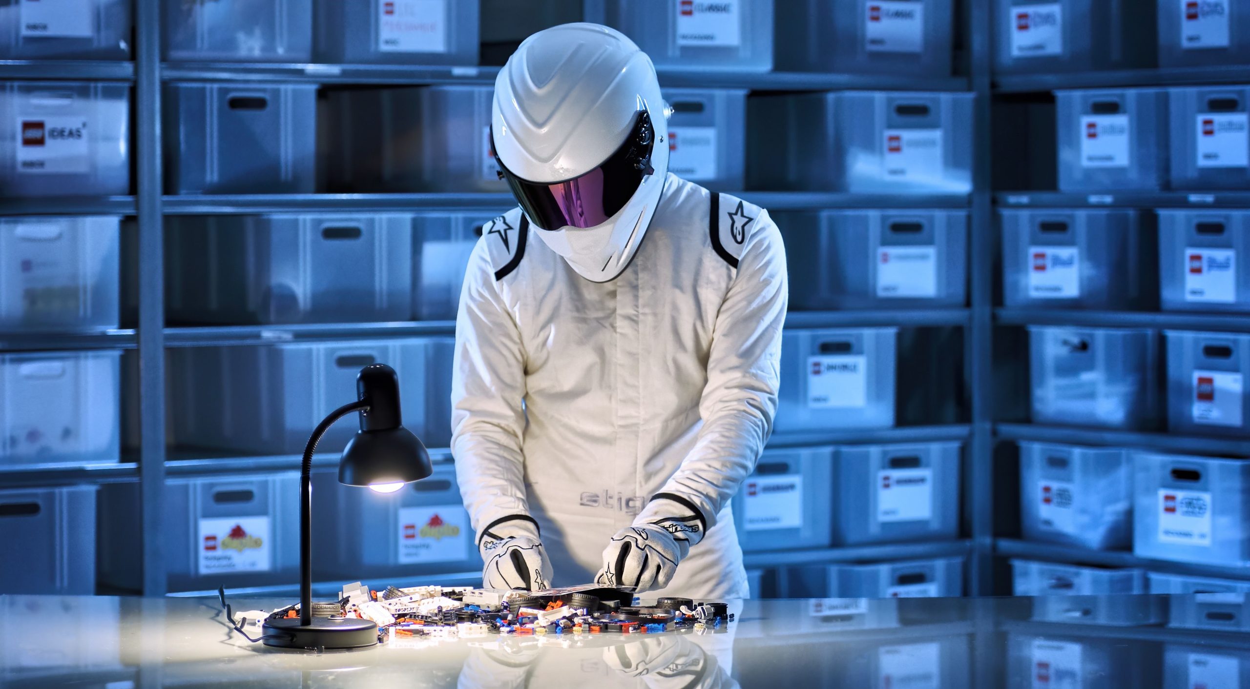 Stig from Top Gear hacked into Lego headquarters and stole a typewriter