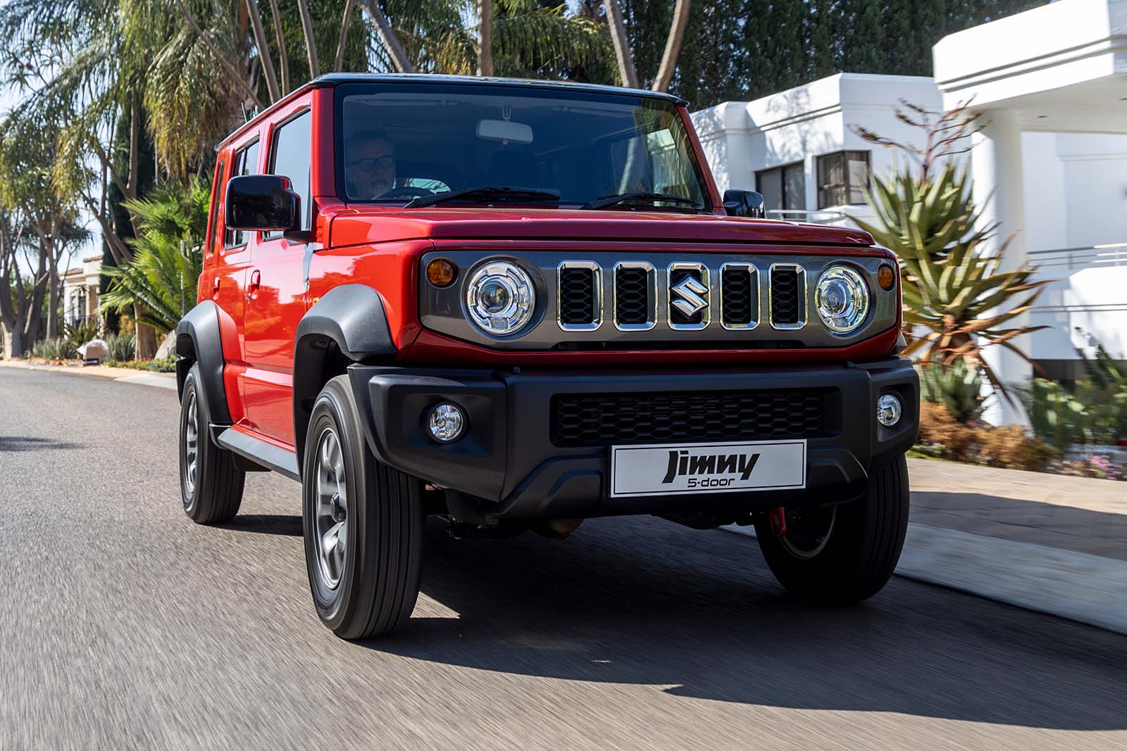 suzuki jimny 5 door red