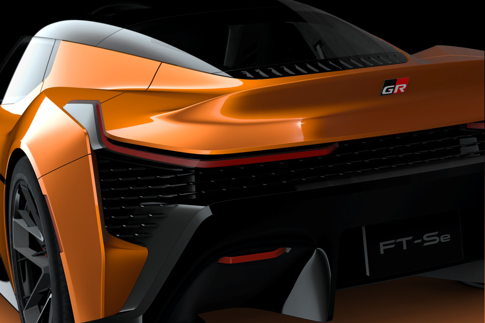 toyota ft se concept 2023 preview rear