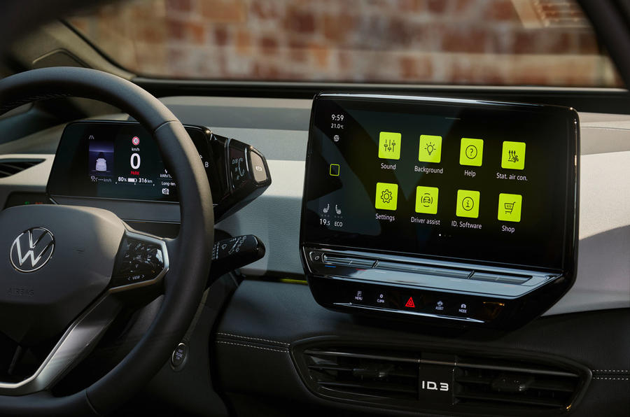 volkswagen id 3 infotainment