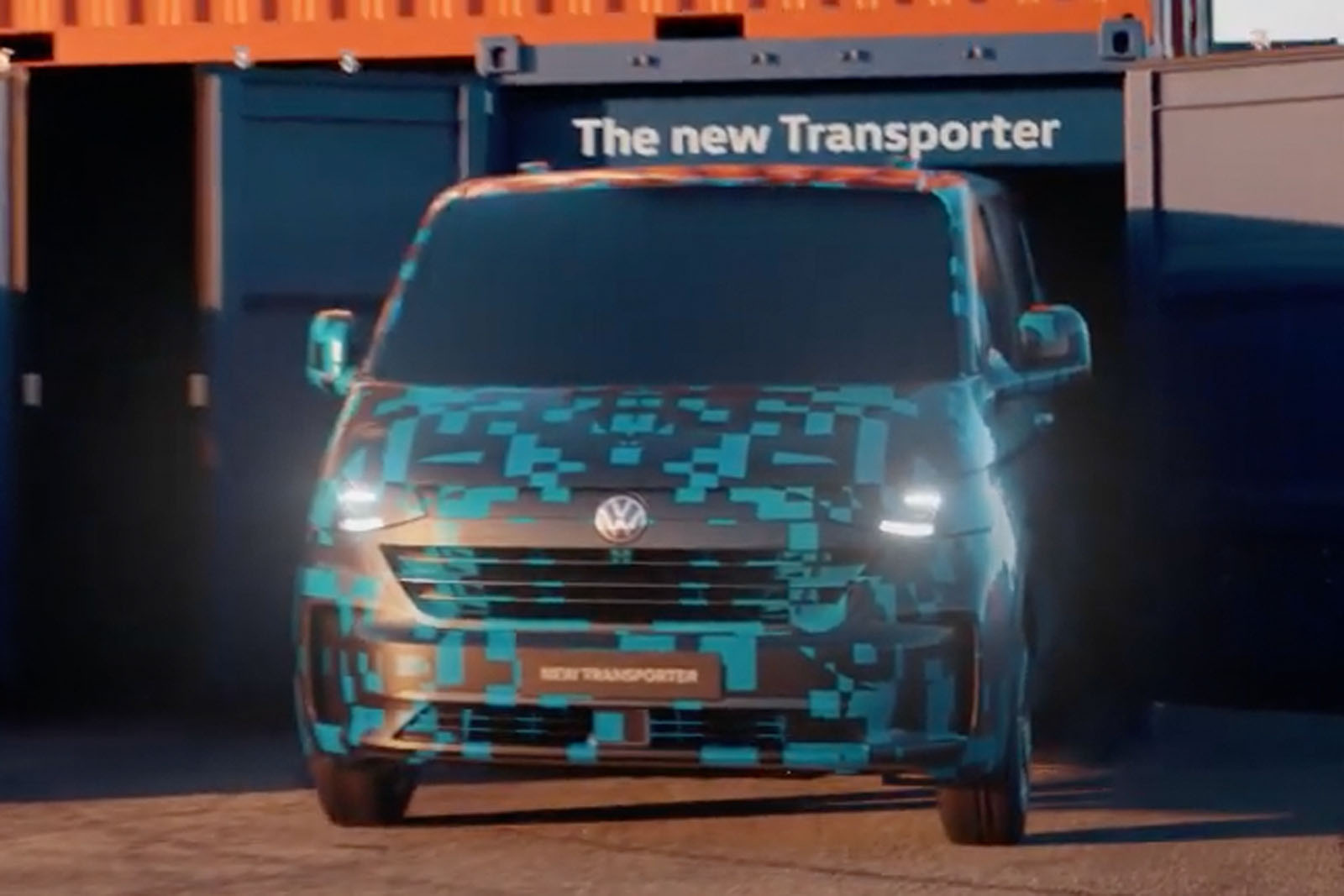 volkswagen transporter 2024 teaser front 2