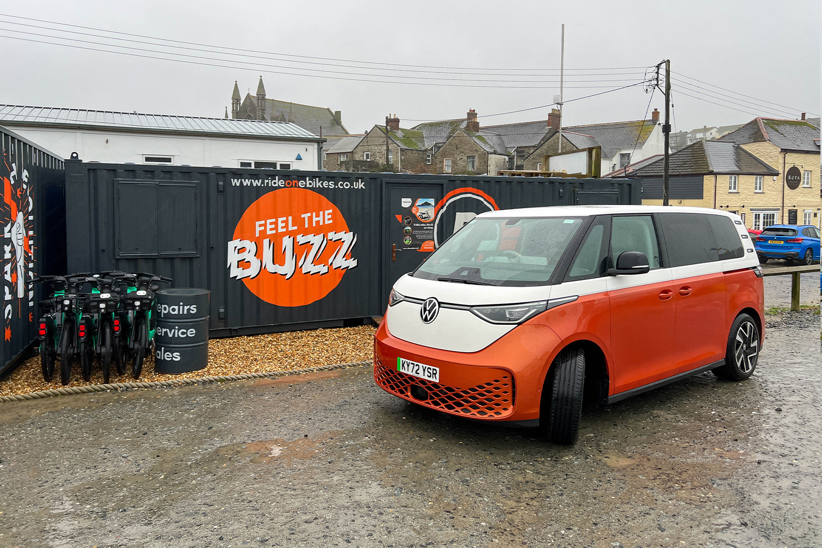 vw id buzz and electric bike logo