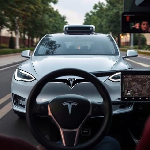 Self-Driving Tesla