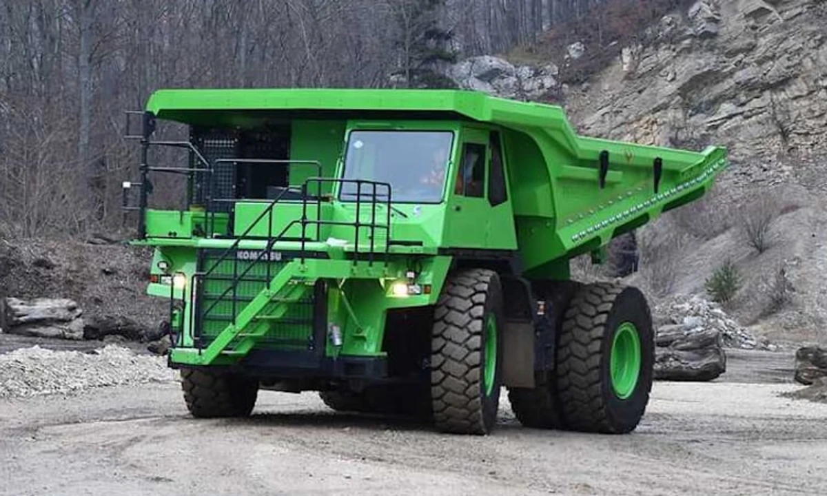 EDumper self-loading mining truck has become the world’s largest electric vehicle